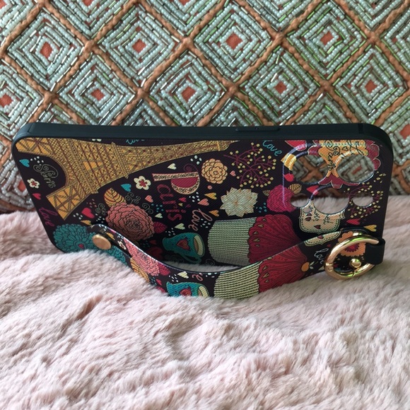 For iPhone 13,13 pro,13 pro max phone case with wrist strap kickstand keychain - Picture 4 of 17